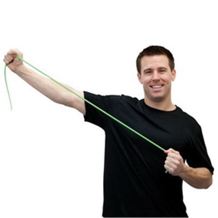 Fabrication Enterprises Fabrication Enterprises 10-4843 100 ft. Val-U-Tubing Latex-Free Exercise Tubing; Lime - Level 3 1075184